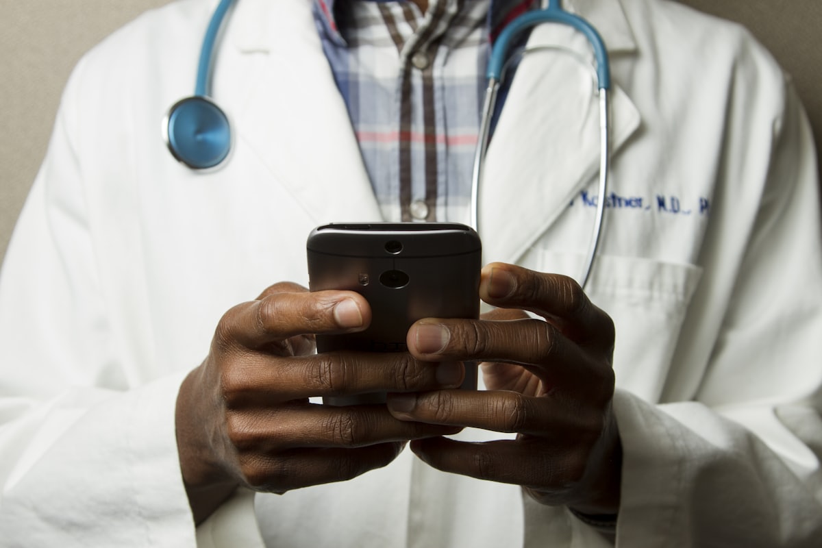 A bedside notarization at a care facility